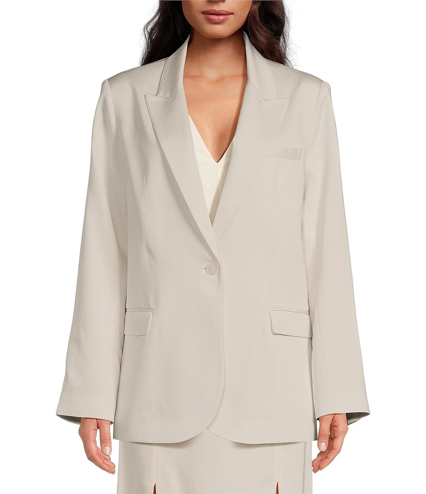 IRO Sylvie Point Lapel Long Sleeve Blazer
