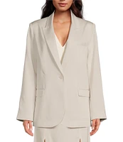 IRO Sylvie Point Lapel Long Sleeve Blazer