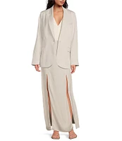 IRO Sylvie Point Lapel Long Sleeve Blazer