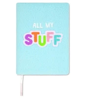 Iscream All My Stuff Faux-Fur/Chenille Journal