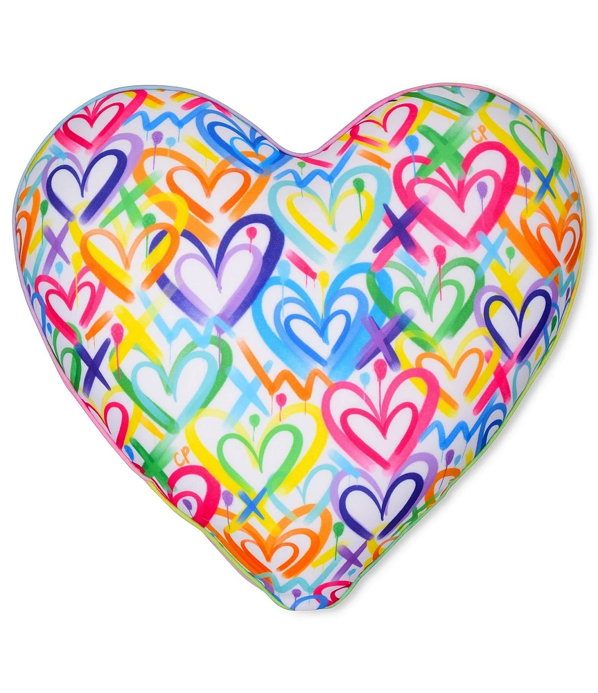 Iscream Corey Paige Hearts Microbead Plush Pillow