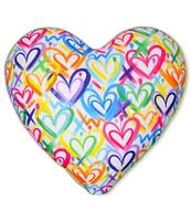 Iscream Corey Paige Hearts Microbead Plush Pillow