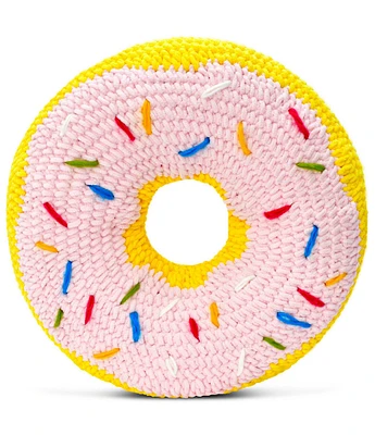 Iscream Crochet Donut Pillow