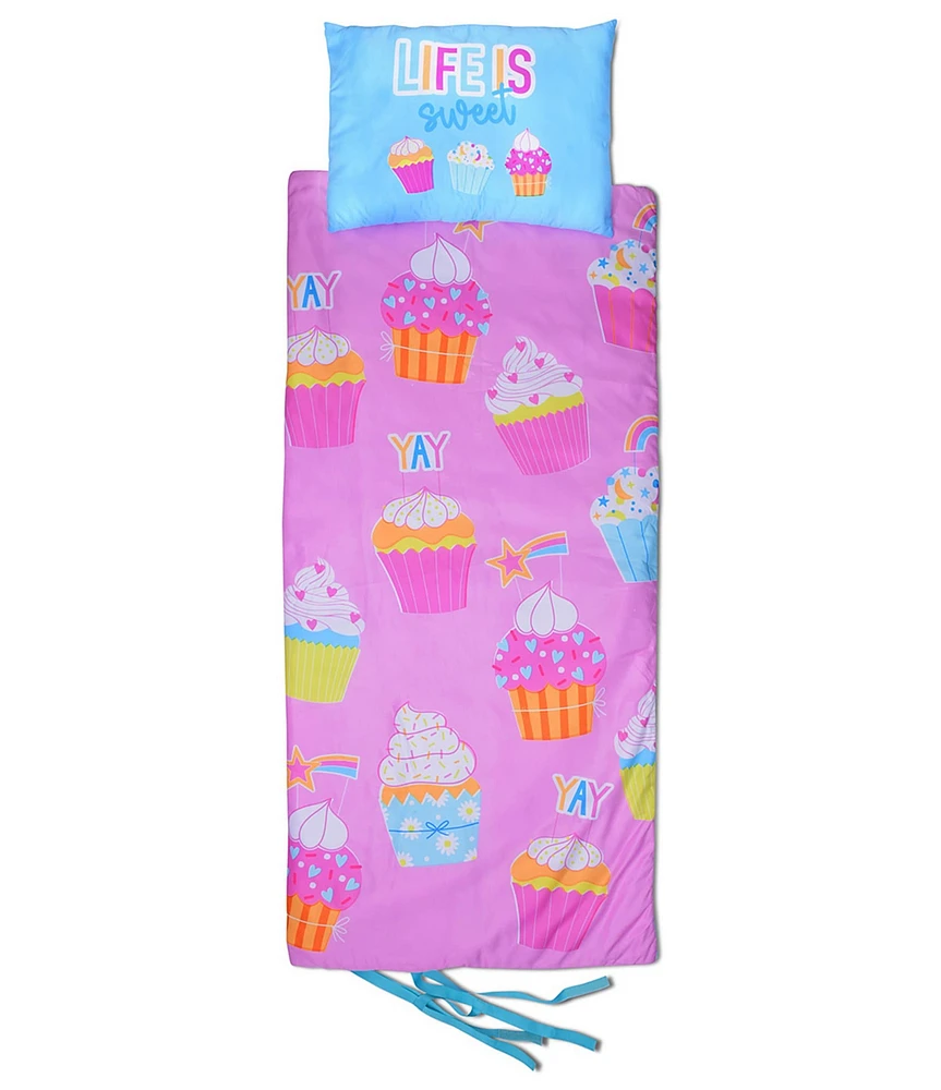 Iscream Cupcake Party Sleeping Bag Set