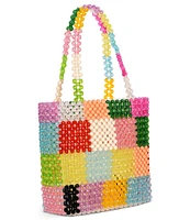 Iscream Girls Color Block Beaded Bag