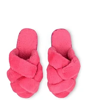 Iscream Girls' Faux Furry Platform Slippers (Youth)