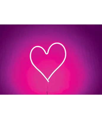 Iscream Heart Neon Light