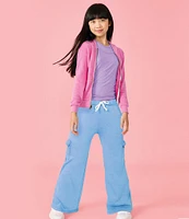 Iscream Little/Big Girls 4-14 Cargo French Terry Pants