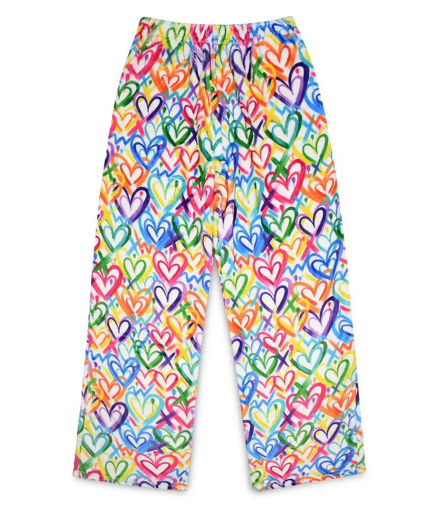 Iscream Little/Big Girls 4-14 Corey Paige Hearts Plush Pants