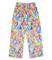 Iscream Little/Big Girls 4-14 Corey Paige Hearts Plush Pants