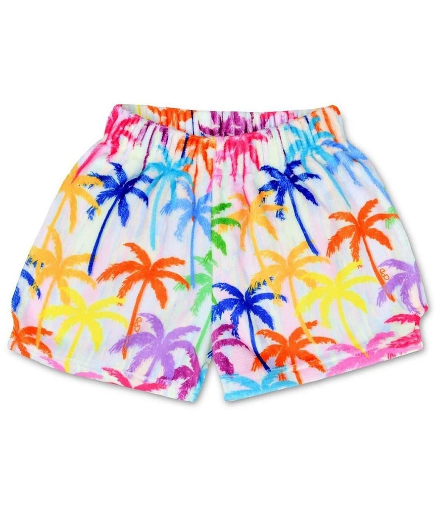 Iscream Little/Big Girls 4-14 Corey Paige Palm Tree Plush Shorts