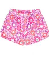 Iscream Little/Big Girls 4-14 Groovy Smiles Plush Shorts