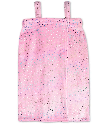 Iscream Little/Big Girls 4-14 Metallic Star Print Spa Wrap