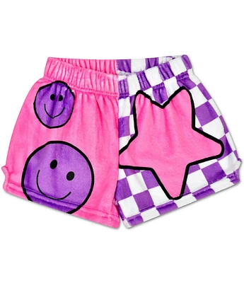 Iscream Little/Big Girls Smile Squad 2.0 Plush Sleep Shorts