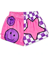 Iscream Little/Big Girls Smile Squad 2.0 Plush Sleep Shorts