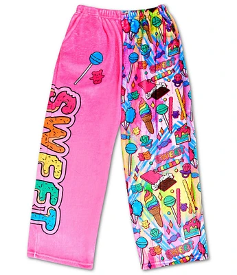 Iscream Little/Big Girls 6-14 Corey Paige I Want Candy Print Plush Pants