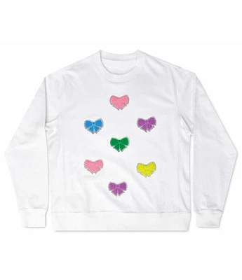 Iscream Little/Big Girls 6-14 Long Sleeve Beautiful Bows Sweatshirt