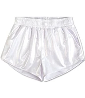 Iscream Little/Big Girls 6-14 Metallic Pull-On Shorts