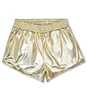 Iscream Little/Big Girls 6-14 Metallic Pull-On Shorts