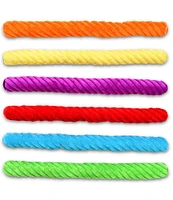 Iscream Rainbow Twizzlers Packaging Fleece 6-Piece Plush