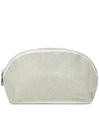 Iscream Rhinestone Oval Cosmetic Bag