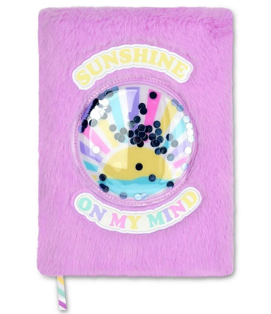 Iscream Sunshine On My Mind Faux-Fur Chenille Journal