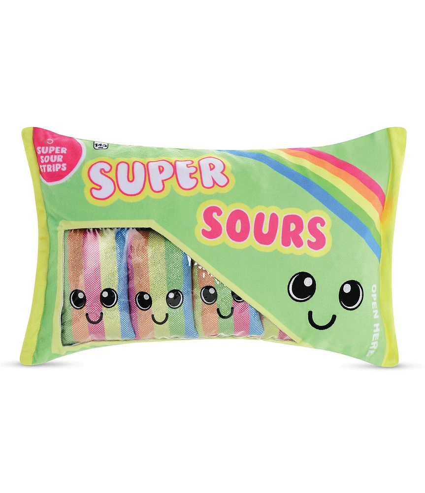 Iscream Super Sours Packaging Strawberry Scented Fleece Plush