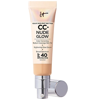 IT Cosmetics CC+ Nude Glow Lightweight Foundation + Glow Serum SPF 40