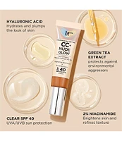 IT Cosmetics CC+ Nude Glow Lightweight Foundation + Glow Serum SPF 40