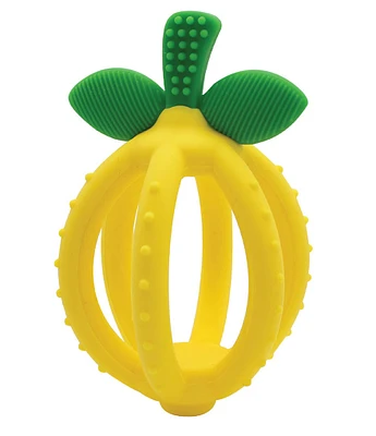 Itzy Ritzy Bitzy Biter Teething Ball & Training Toothbrush - Lemon