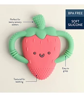 Itzy Ritzy Chew Crew™ Silicone Handle Strawberry Teether