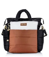 Itzy Ritzy Dream Weekender Hospital & Travel Bag - Coffee & Cream