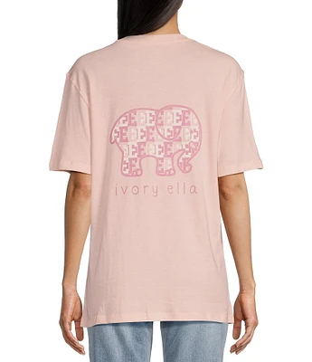 Ivory Ella E For Ella Short Sleeve Graphic T-Shirt