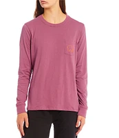 Ivory Ella Fall Feelings Long Sleeve Graphic T-Shirt