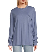 Ivory Ella Foxes Long Sleeve Graphic T-Shirt