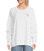 Ivory Ella Oh So Cozy Raglan Sleeve Sweatshirt