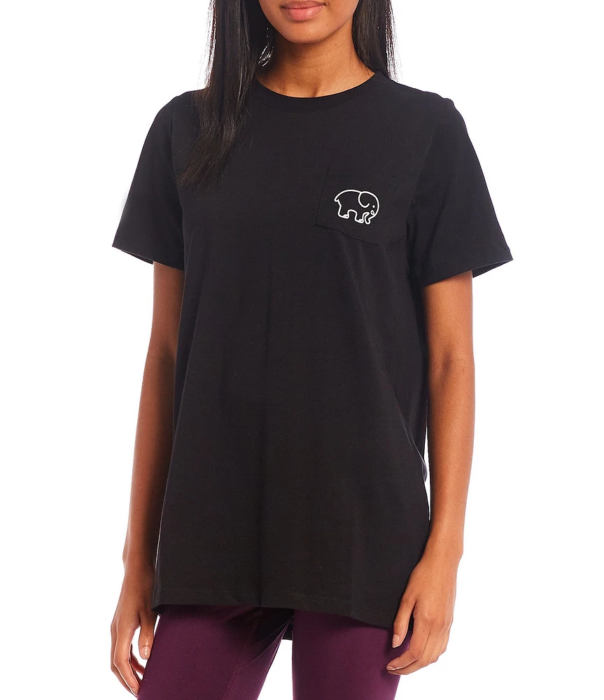 Ivory Ella Short-Sleeve Fill Graphic T-Shirt