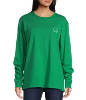 Ivory Ella Sleigh All Day Long Sleeve Graphic T-Shirt