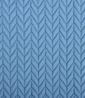 J by J. Queen New York Cayman Herringbone Pattern Quilt