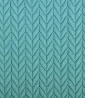 J by J. Queen New York Cayman Herringbone Pattern Quilt