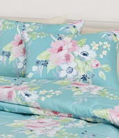 J by J. Queen New York Esme Oversized Floral Bouquet Print Comforter Mini Set