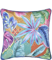 J. By J. Queen New York Hanalei 18#double; Square Decorative Pillow