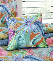 J. By J. Queen New York Hanalei 18#double; Square Decorative Pillow