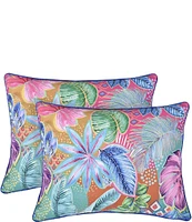 J. By J. Queen New York Hanalei Tropical Paradise Print Comforter Mini Set