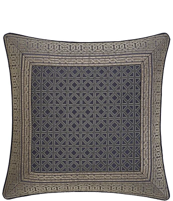 J. Queen New York Alaro Border Framed Geometric Euro Sham