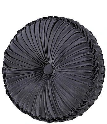 J. Queen New York Alaro Button-Tufted Round Pillow