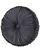 J. Queen New York Alaro Button-Tufted Round Pillow