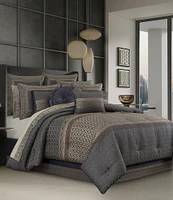 J. Queen New York Alaro Geometric Engineering Comforter Set