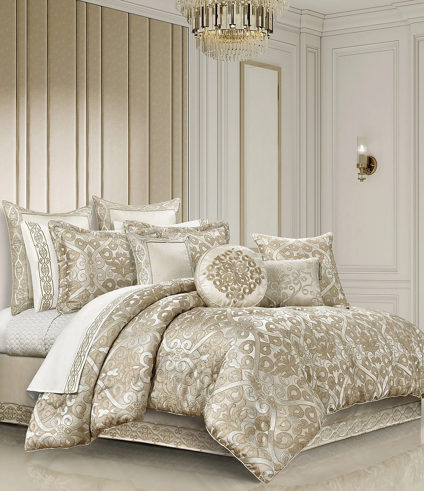 J. Queen New York Amaretto Woven Jacquard Oversized Comforter Set