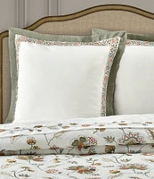 J. Queen New York Athena Embroidered Framed Reversible Euro Sham